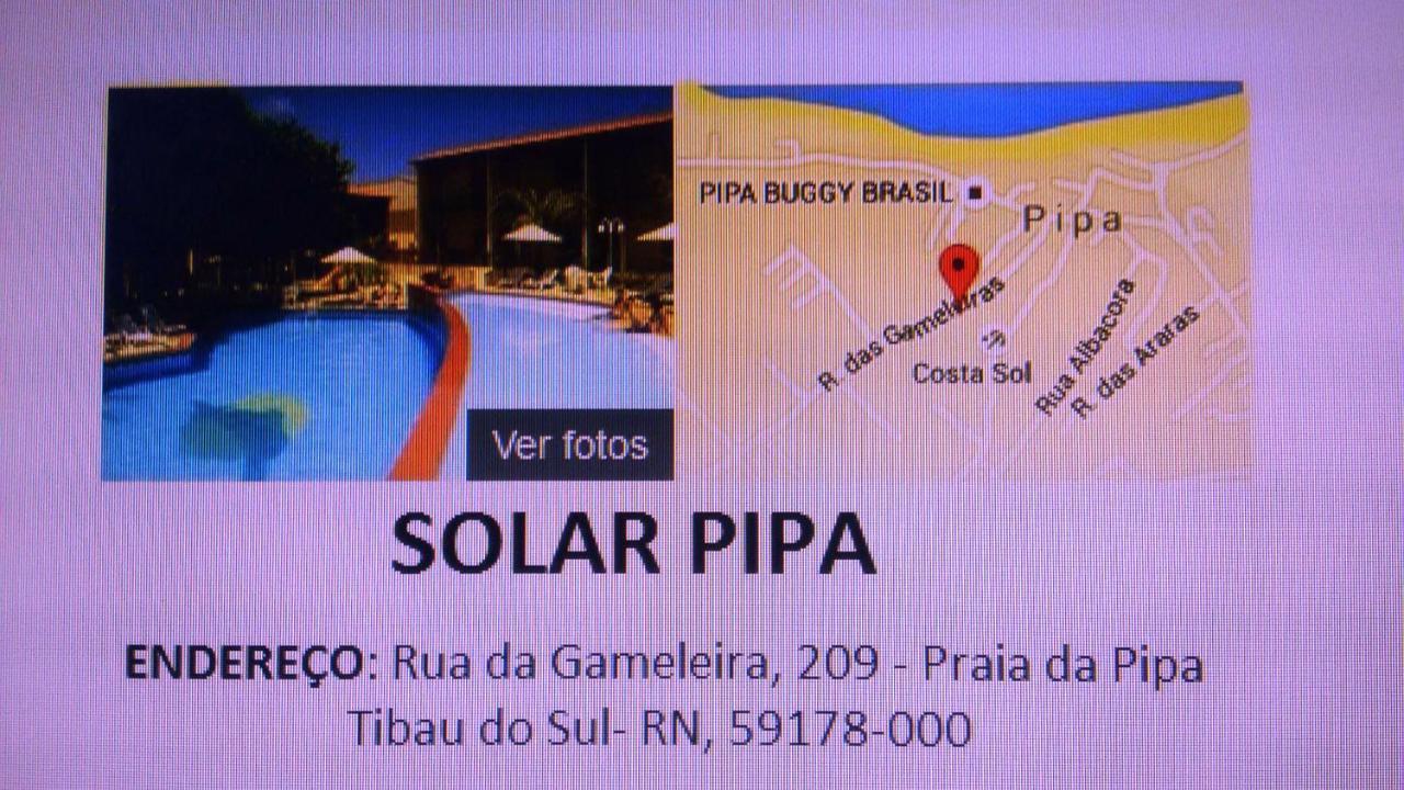 Chalet Solar Pipa Praia de Pipa Exterior foto
